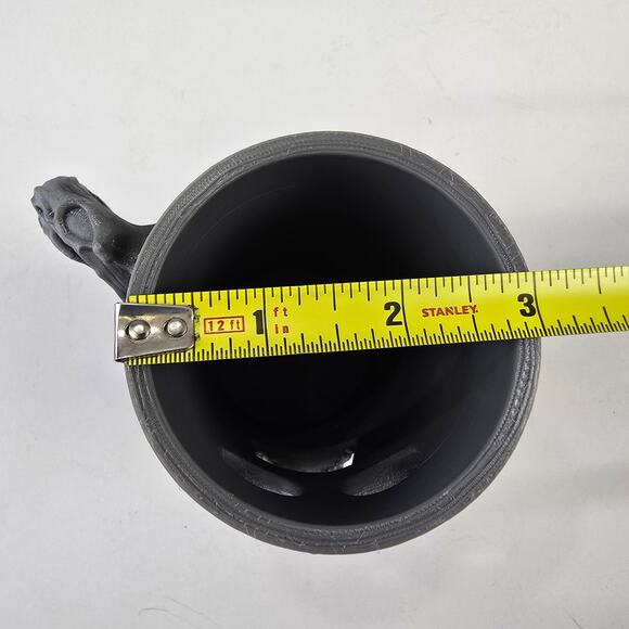 Energy Drink Can Holder Monster Ghost Face Tree Textured Gray Functional Fantasy - Picture 5 of 7